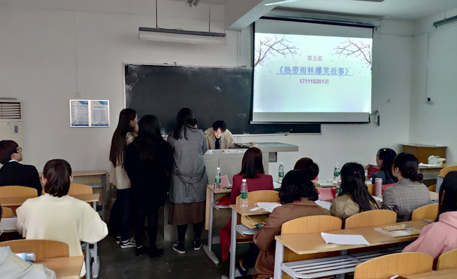 我校304永利集团官网入口举办第五届日语配音大赛